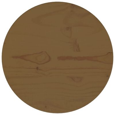 vidaXL Superficie de mesa madera maciza de pino marrón Ø30x2,5 cm