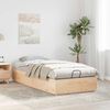 vidaXL Estructura de Cama Ottoman Natural 80 x 200 cm Pino macizo