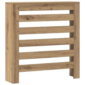 vidaXL Cubierta de radiador madera color roble artesano 78x20x82 cm