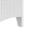 vidaXL Silla de Jardín 4 pcs Blanco 53 x 49 x 85 cm PP