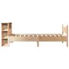 vidaXL Estructura de cama sin colch&oacute;n madera maciza pino 75x190 cm