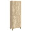 vidaXL Juego de armarios 2 uds. Roble Sonoma Madera de ingenier&iacute;a