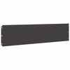 vidaXL Bordes para c&eacute;sped 10 uds acero laminado fr&iacute;o negro 25x103 cm
