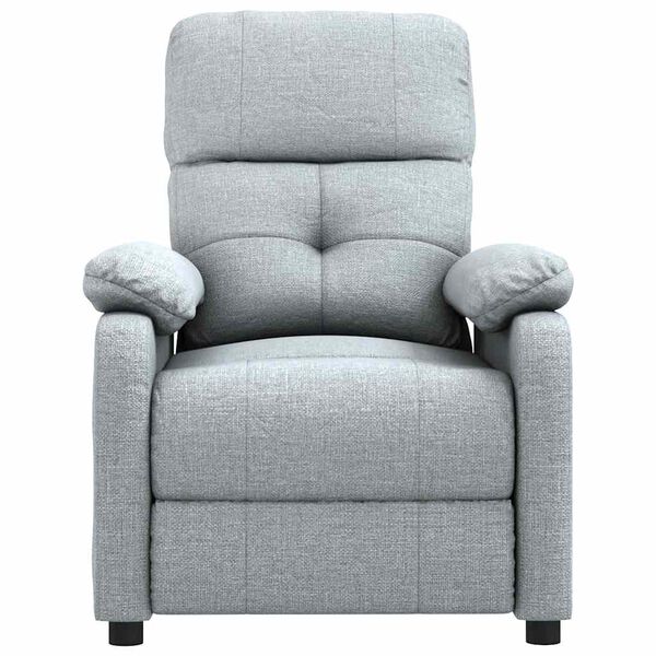 vidaXL Sill&oacute;n de masaje tela gris claro
