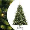 vidaXL &Aacute;rbol de Navidad Artificial Articulado 150 LEDs Verde 150 cm