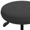 vidaXL Taburete de masajes terciopelo negro