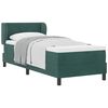vidaXL Cama tipo Box Spring Verde oscuro 80 x 200 cm Terciopelo