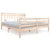 vidaXL Estructura de cama de madera maciza super king 180x200 cm
