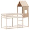 vidaXL Techo de cama infantil madera maciza pino 60x89x134,5 cm