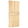 vidaXL Puerta corredera con herrajes madera maciza de pino 95x210 cm