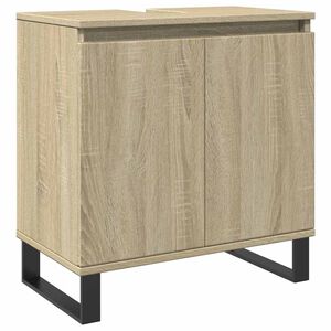 vidaXL Armario de ba&ntilde;o madera de ingenier&iacute;a roble Sonoma 58x33x60 cm