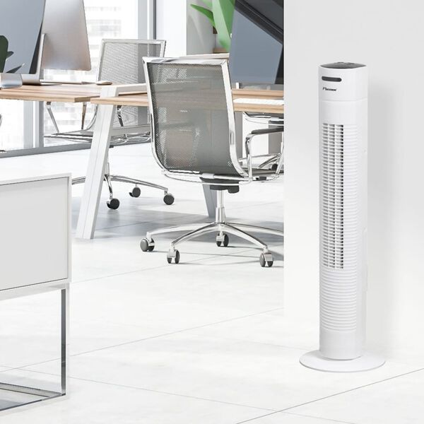 Bestron Ventilador de torre AFT770WRC con mando 78 cm 35 W