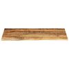 vidaXL Tablero de mesa borde natural madera maciza mango 110x60x2,5 cm