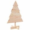 vidaXL &Aacute;rbol de Navidad de adorno madera maciza 70 cm
