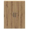 vidaXL Armario de pared madera ingeniería marrón roble 69,5x34x90 cm