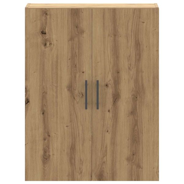 vidaXL Armario de pared madera ingeniería marrón roble 69,5x34x90 cm