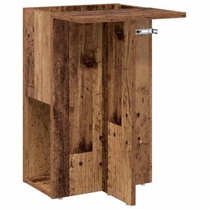 vidaXL Mesa Auxiliar Madera vieja 35 x 40 x 55 cm Madera de ingenier&iacute;a