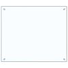 vidaXL Protector contra salpicaduras cocina vidrio templado 70x60 cm