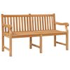 vidaXL Banco de jard&iacute;n de madera maciza de teca 150 cm