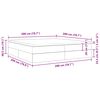 vidaXL Cama con almacenamiento y colch&oacute;n Taup&eacute; 200 x 200 cm Poli&eacute;ster