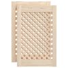 vidaXL Puertas de armario entramado 2 uds madera pino 39,5x61,5 cm