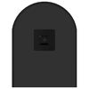 vidaXL Espejo de pared ovalado negro 50x20 cm