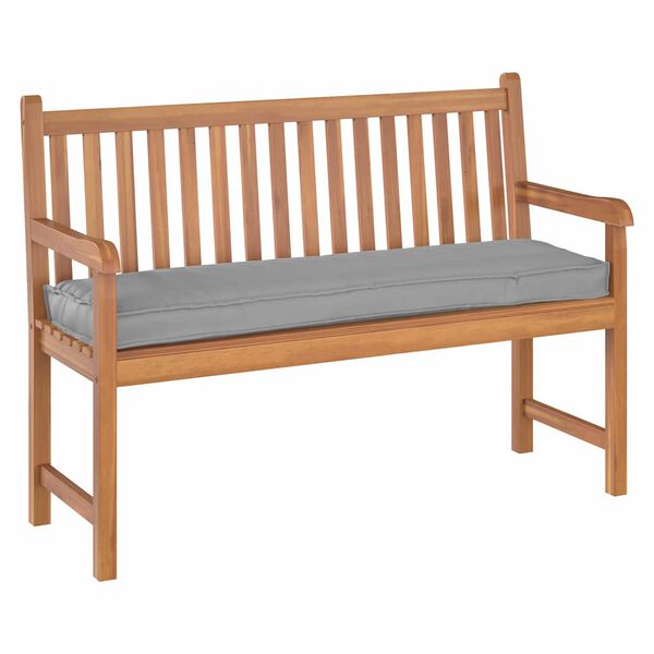 vidaXL Coj&iacute;n de pal&eacute; para banco Gris 140 x 40 x 8 cm Tela Oxford