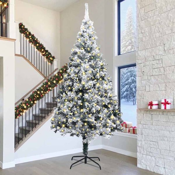 vidaXL &Aacute;rbol de Navidad artificial pre-iluminado Verde 400 cm PVC