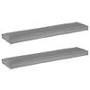 vidaXL Juego de Cojines para Palets 2 pcs Gris 180 x 40 x 8 cm