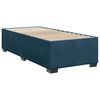 vidaXL Cama box spring con colch&oacute;n terciopelo azul 100x200 cm