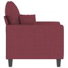 vidaXL Sill&oacute;n de tela rojo tinto 60 cm