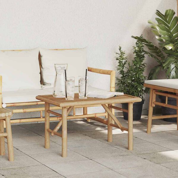 vidaXL Mesa de Caf&eacute; Marr&oacute;n 70 x 40 x 36 cm Bamb&uacute;