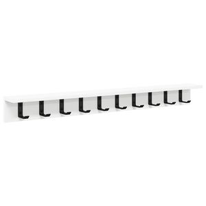 vidaXL Perchero de pared 100 x 10,5 x 10,5 cm Madera de ingenier&iacute;a