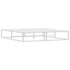 vidaXL Estructura de cama sin colch&oacute;n metal blanco 180x200 cm