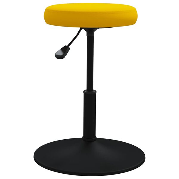 vidaXL Silla de comedor de terciopelo amarillo mostaza