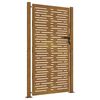 vidaXL Puerta de jard&iacute;n 100x175 cm de acero corten con dise&ntilde;o cuadrado