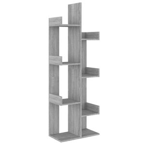 vidaXL Estanter&iacute;a madera contrachapada gris Sonoma 48x25,5x140 cm