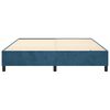 vidaXL Estructura Estructura de cama con somier terciopelo azul oscuro 200x200 cm