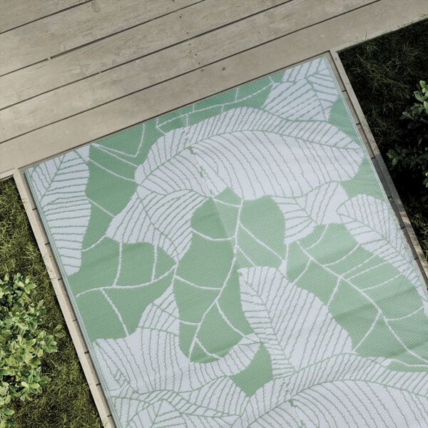 vidaXL Alfombra de exterior ARAKIL verde 120x180 cm PP