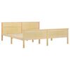 vidaXL Estructura de cama sin colch&oacute;n madera maciza de pino 180x200 cm