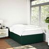 vidaXL Estructura cama sin colch&oacute;n terciopelo verde oscuro 120x190cm