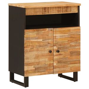 vidaXL Armario auxiliar Marr&oacute;n 60 x 33 x 75 cm Madera de mango maciza