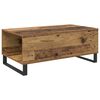 vidaXL Mesa de Caf&eacute; con caj&oacute;n Madera envejecida 90 x 50 x 36,5 cm