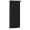 vidaXL Persiana enrollable de exterior 100x230 cm negro