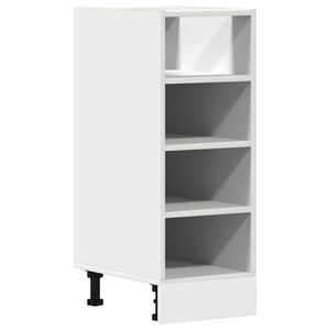 vidaXL Armario bajo "Riga" blanco 30x44,5x81,5 cm Madera de ingenier&iacute;a