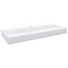 vidaXL Lavabo 120x46x11 cm resina mineral/m&aacute;rmol blanco