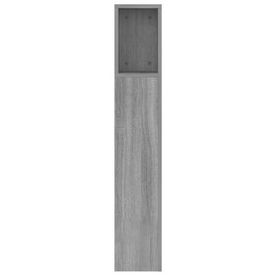 vidaXL Mueble cabecero gris Sonoma 160x18,5x104,5 cm