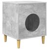 vidaXL Casa para Gatos Concreto 42,5 x 40 x 53 cm Madera de ingenier&iacute;a