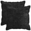 vidaXL Funda de almohada 6 uds. HOUTEN Gris antracita 35 x 35 cm