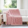 vidaXL Mantitas de Sof&aacute; 6 pcs Rosa 200 x 150 cm Lana